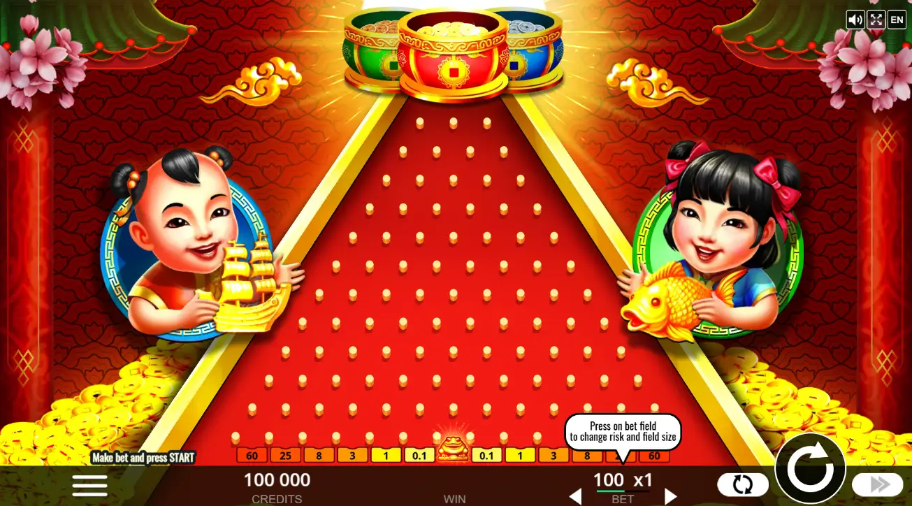 Golden Plinko от Belatra